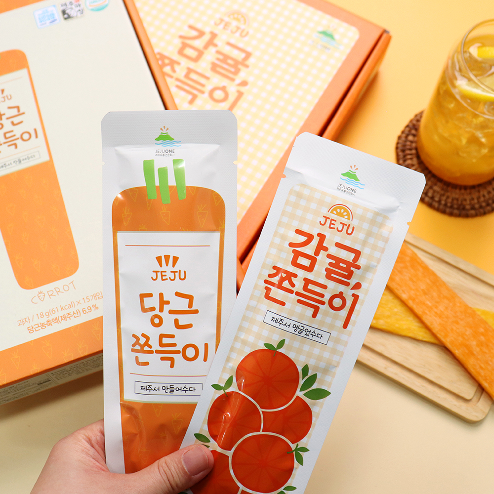 제주 감귤 쫀득이 과일쫀드기 저칼로리 간식 이미지 7