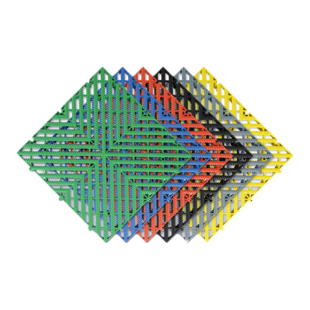 세차장 바닥 매트 퀵 플로어 30T 바닥재 플라스틱 조립식 - 상품 이미지