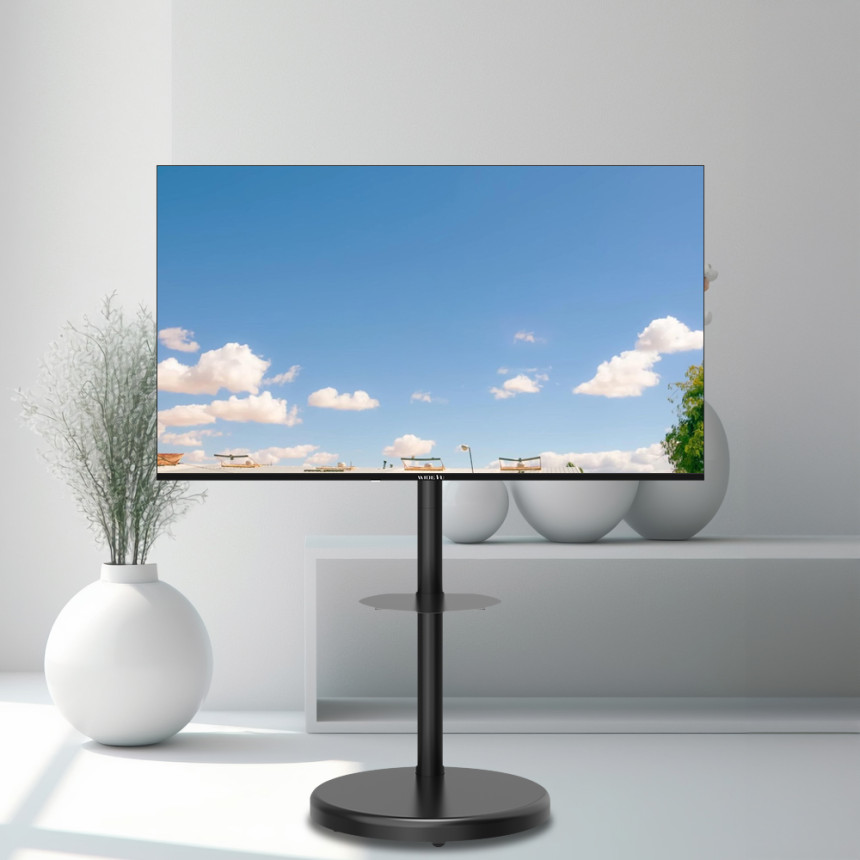대형 삼탠바이미 이동식 TV 스탠드 와이드무빙뷰 127cm(50인치)~215cm(85인치) 호환 삼텐바이미 티비거치대