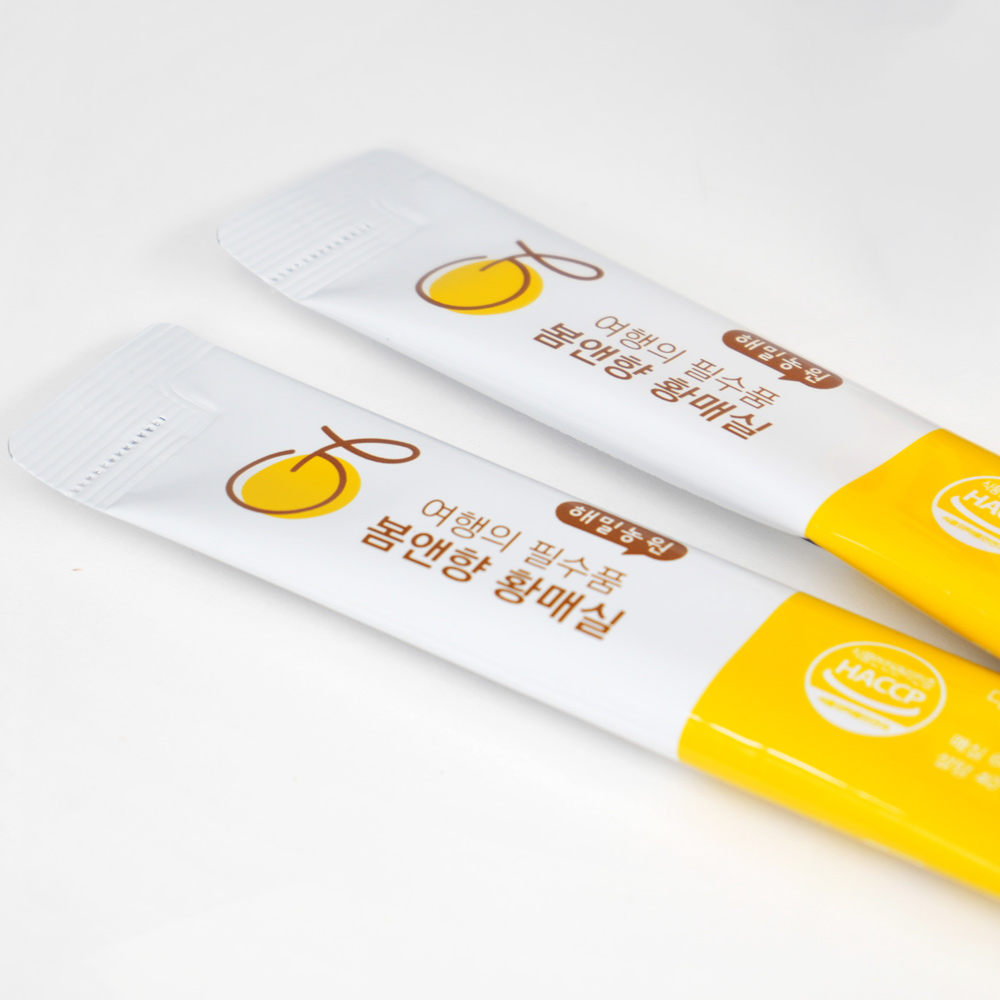 여행용 간편스틱형 (30ml X 10포) 3년숙성 황 매실액기스 하동 황매실청 선물세트 - 상세 이미지 2