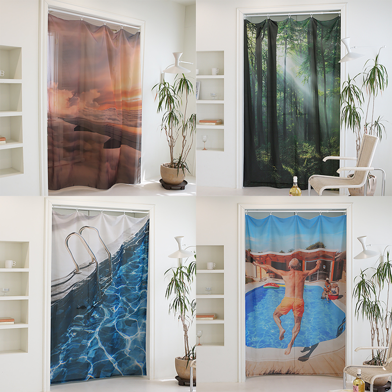 달팽이리빙 에쌍시엘 쉬폰 패브릭 포스터 (M,L)