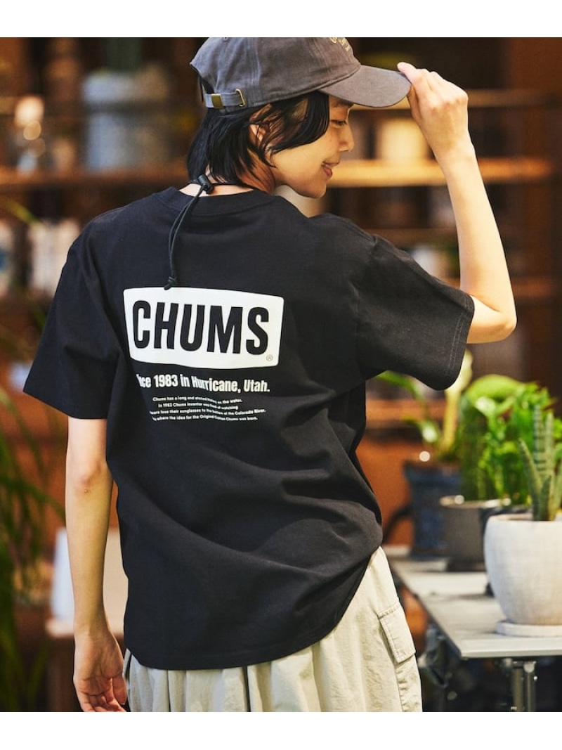 CHUMS 첨스 x 프릭스 스토어 히스토리 백 프린트 반팔 티셔츠 4컬러 - 상세 이미지 2