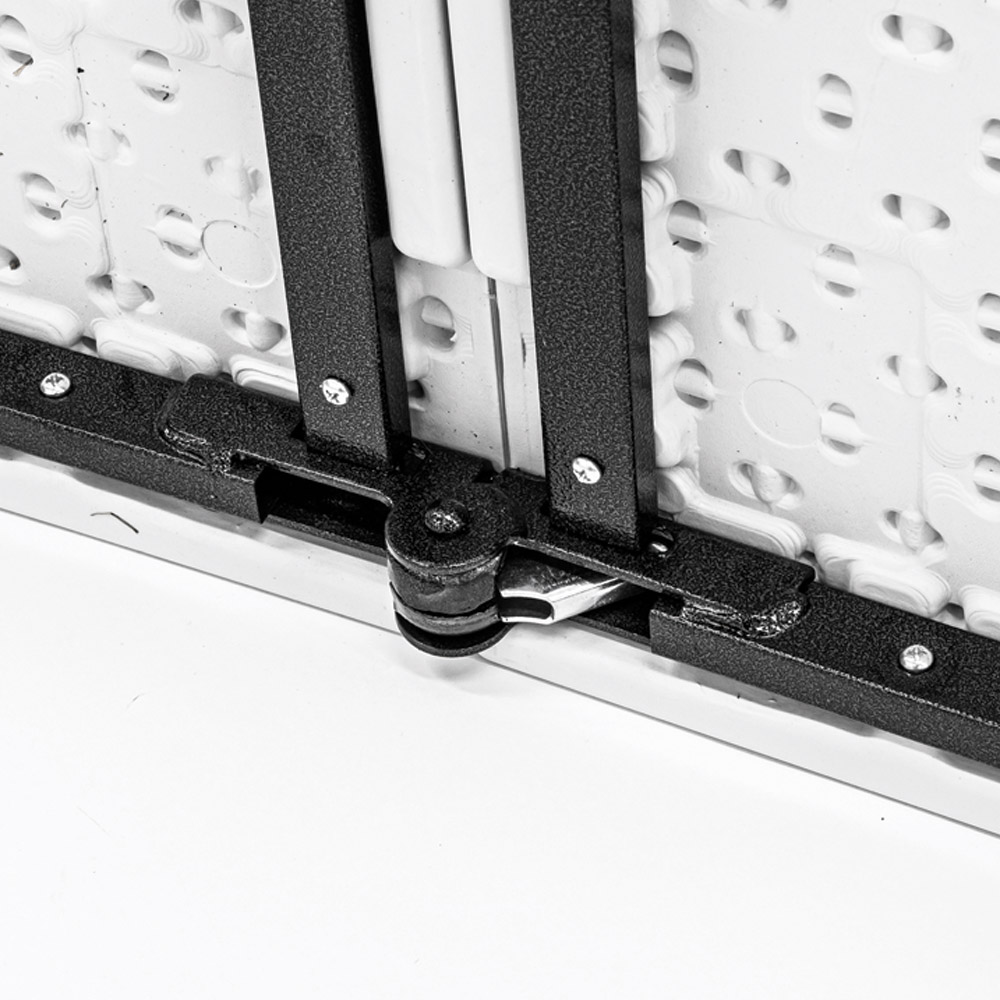 로티캠프 접이식 테이블 1800 폴딩 간이 식탁 입식 브로몰딩 다용도 화이트