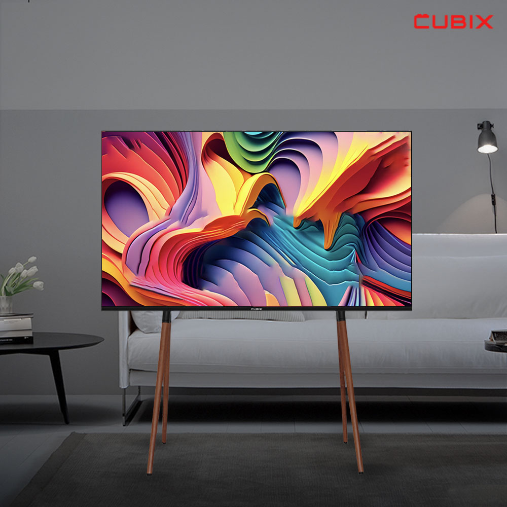 이젤큐빅스 190cm(75인치) TV 구글 스마트 4K UHD 인테리어 1등급 기사방문설치