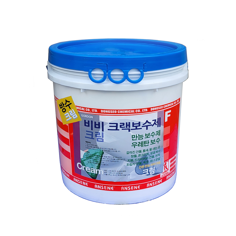 흰색 방수크림- 비비 방수크림 크랙보수제 - 간편 만능보수 16kg - 상품 이미지