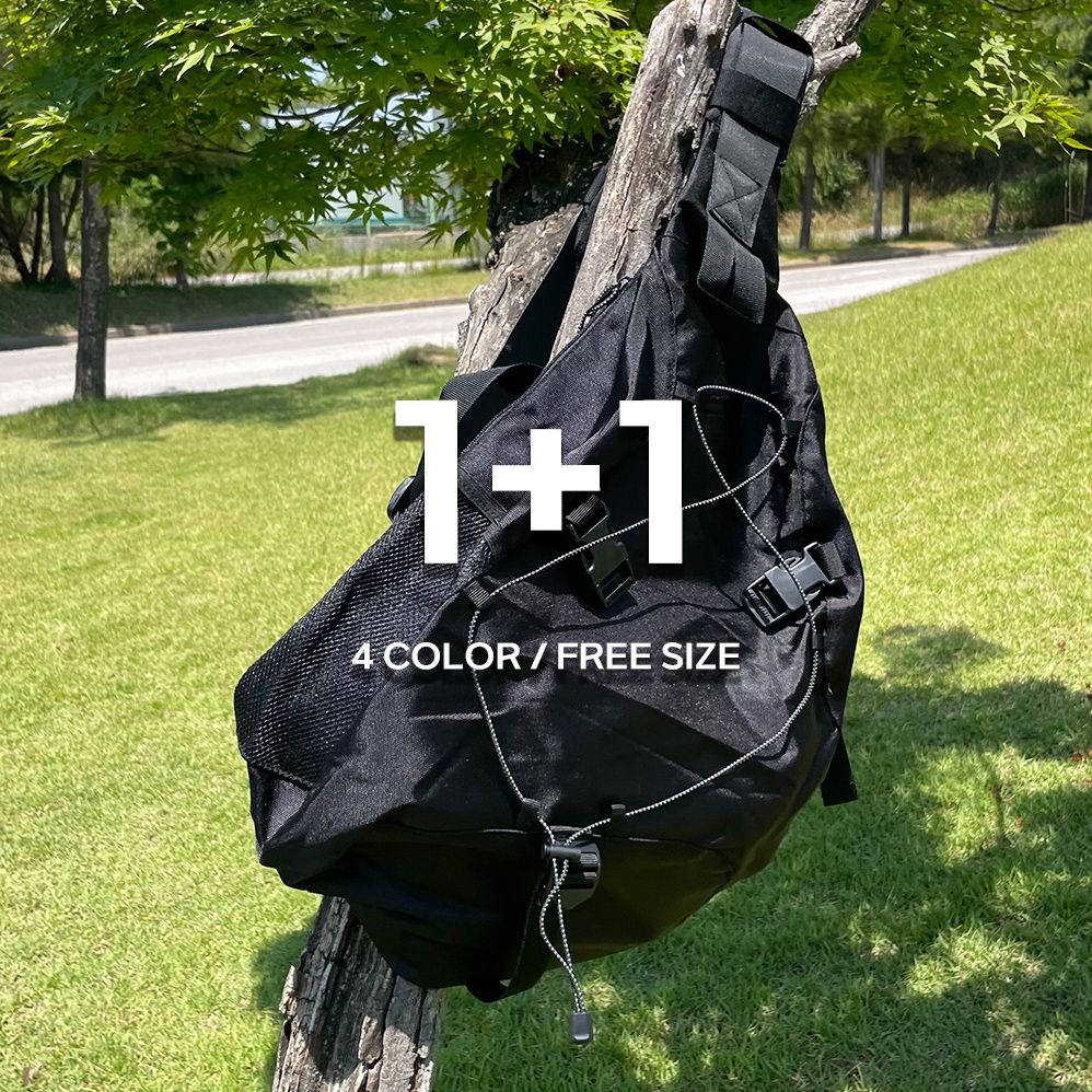 1+1 옆으로매는가방 사코슈 남자여행크로스백 - 메인 이미지