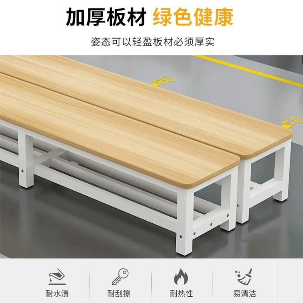 탈의실 벤치 신발장 긴의자 헬스장 필라테스 단층 90x35x45 - 상세 이미지 4