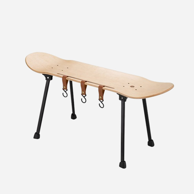 KOOLMAN(쿨맨) 스케이트보드 사이드 캠핑 테이블 우드