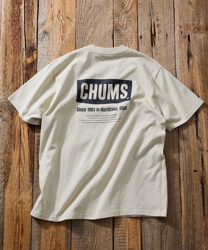 CHUMS 첨스 x 프릭스 스토어 히스토리 백 프린트 반팔 티셔츠 4컬러 이미지 8