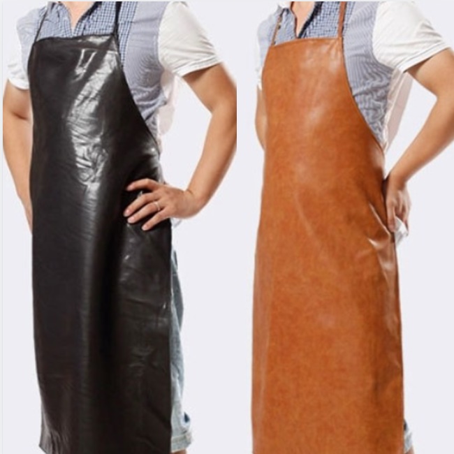 반영구 앞치마 겨울 방수 앞치마 h형 롱 인조 가죽 앞치마