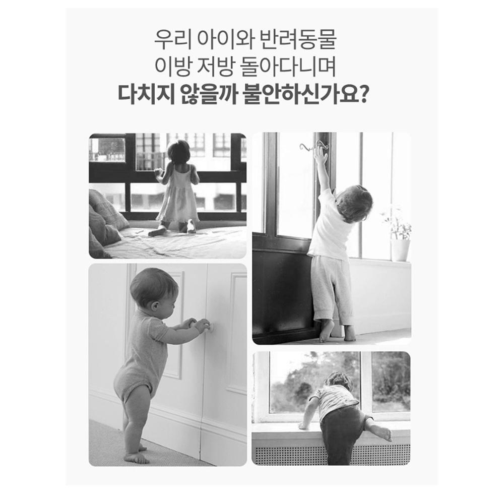 현관 문 방문잠금장치 방문걸쇠 현관문걸이 - 상세 이미지 3