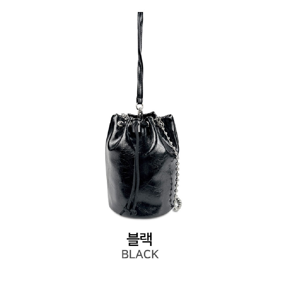 미니 숄더 크로스백 구슬체인 조리 캐주얼 핸드백 핸드폰 지갑가방 세련된 작은 가방 - 상세 이미지 4