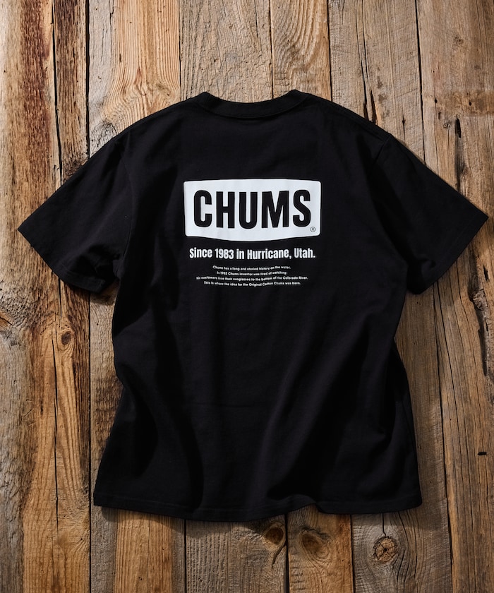 CHUMS 첨스 x 프릭스 스토어 히스토리 백 프린트 반팔 티셔츠 4컬러 이미지 6