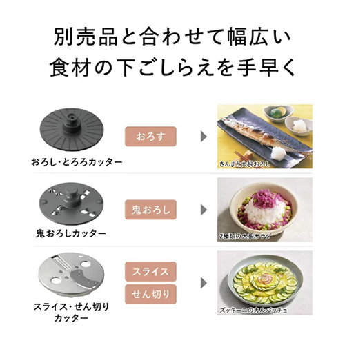 파나소닉 Panasonic 믹서기 푸드 프로세서 다지기 커터 MK-K32-W 화이트