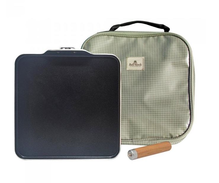 벨락 사각 팬 그리들 테프론 코팅 통3중 캠핑 후라이팬 인덕션 호환