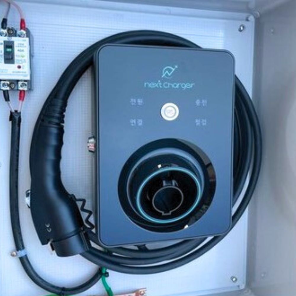 전기차 충전기 커넥터 완속 가정용 이동형 휴대 자동차 배터리 집밥 7kw 설치미포함 - 상세 이미지 2