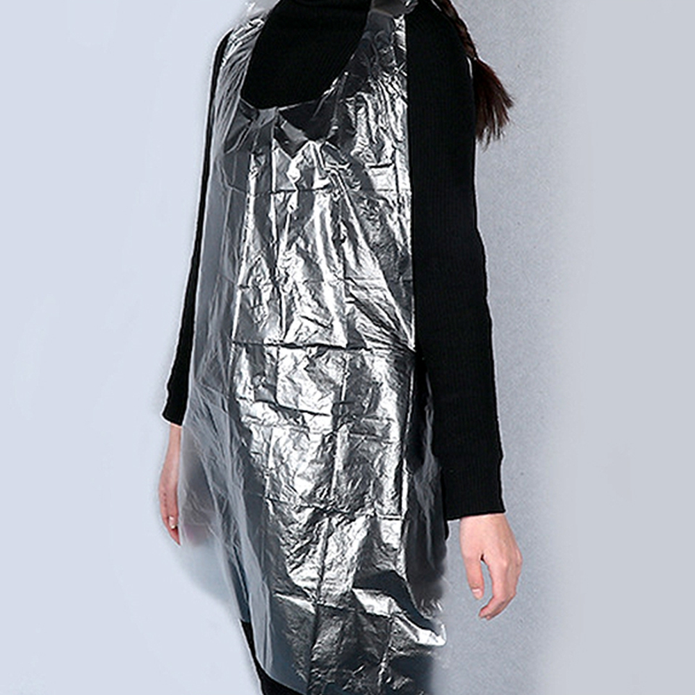 업소용 1회용앞치마 휴대용 원피스 비닐앞치마 미술 청소 손님