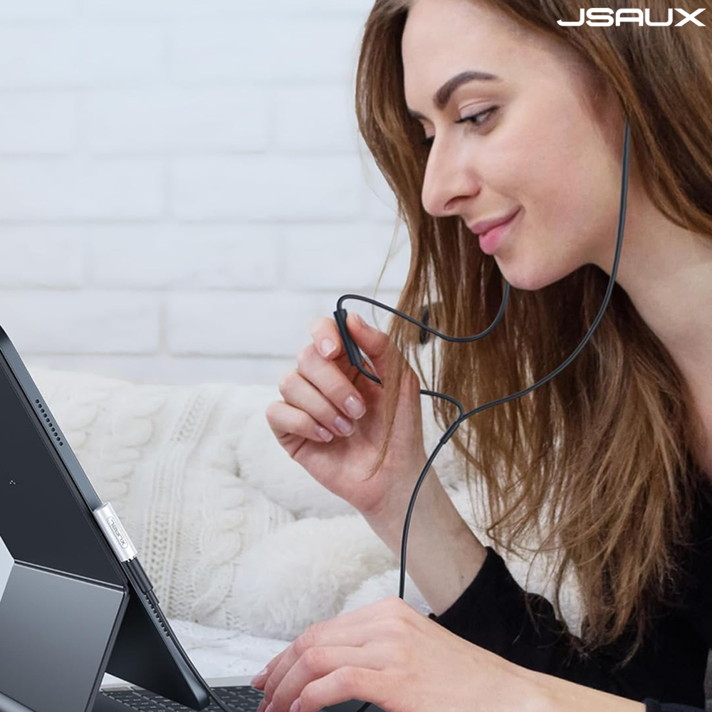 이어폰 젠더 C타입 to 3.5mm AUX 갤럭시 직각 이어폰잭 2팩 JSAUX 이미지 8