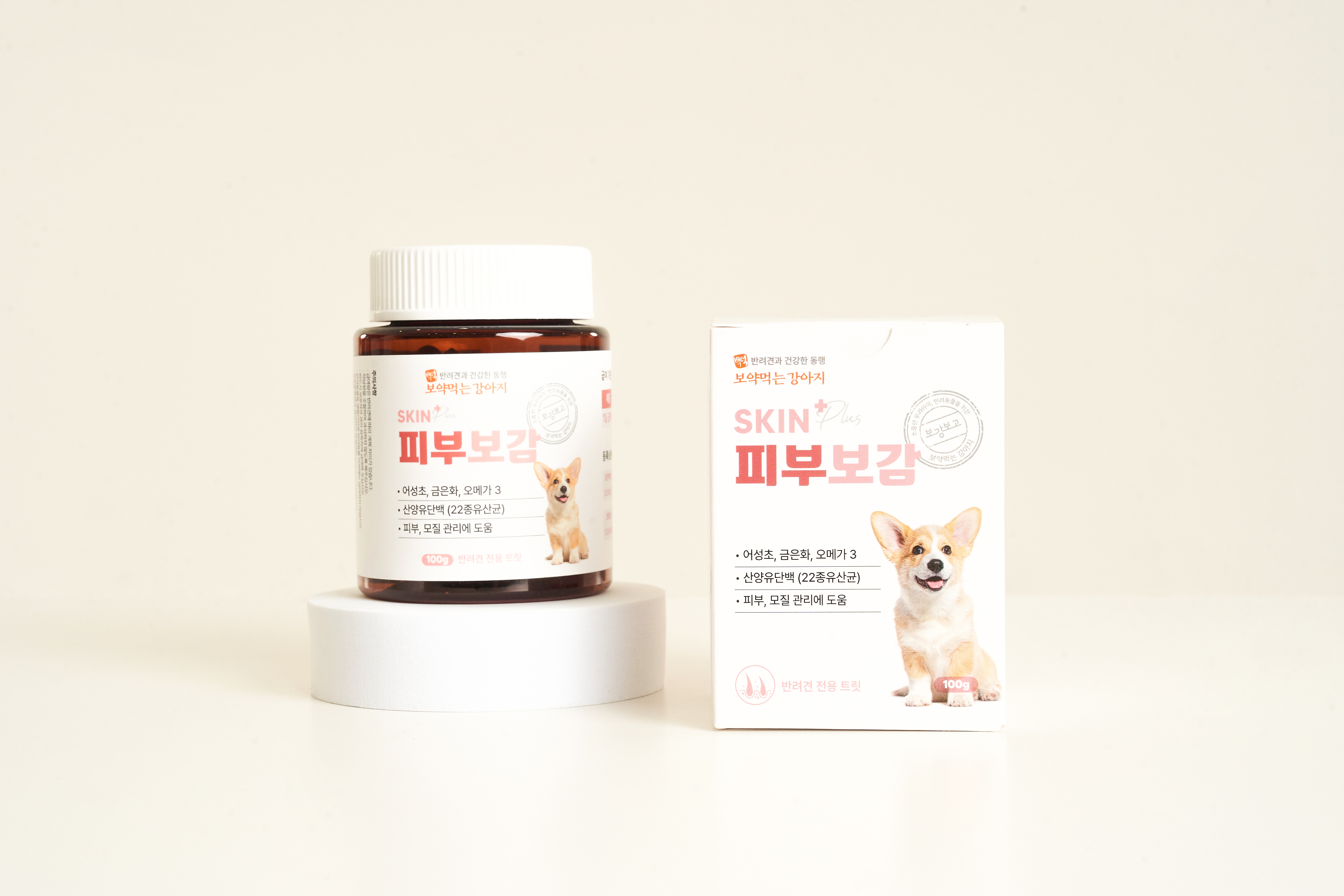 보약먹는강아지 피부보감 강아지 가려움 아토피 피부염 영양제 제품 이미지