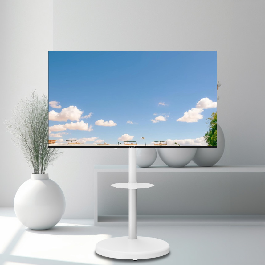 대형 삼탠바이미 이동식 TV 스탠드 와이드무빙뷰 127cm(50인치)~215cm(85인치) 호환 삼텐바이미 티비거치대
