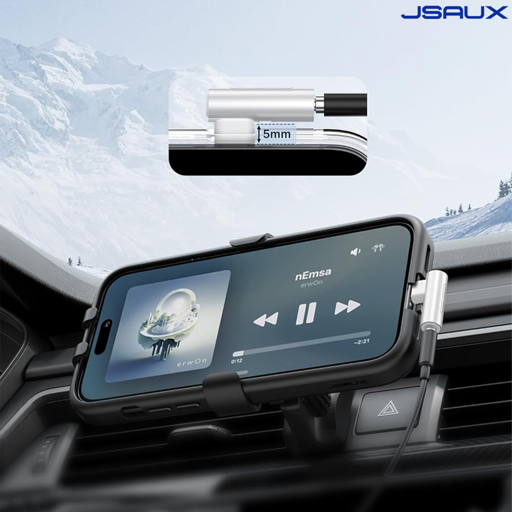 이어폰 젠더 C타입 to 3.5mm AUX 갤럭시 직각 이어폰잭 2팩 JSAUX - 상세 이미지 4