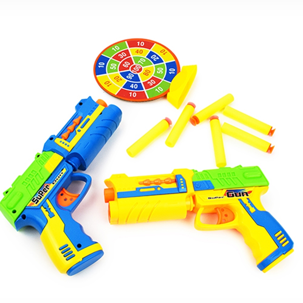 어린이 장난감다트총 안전 흡착 사격놀이 너프건권총