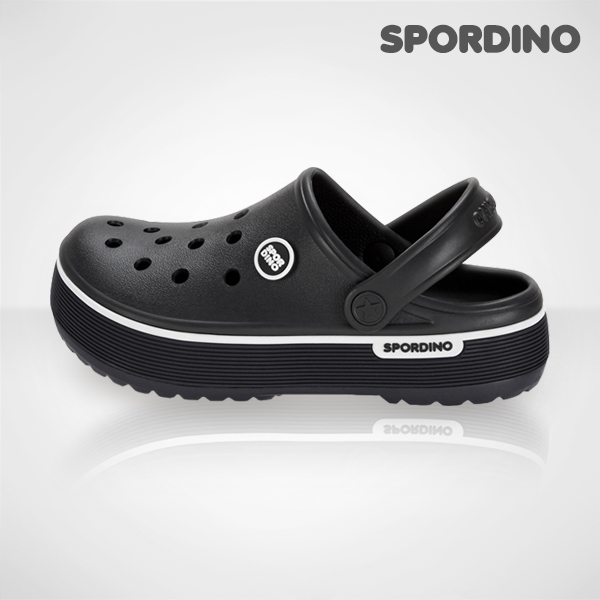 스포디노 모노플러스 블랙 모던한 플랫폼 디자인 패밀리 아쿠아슈즈 샌들