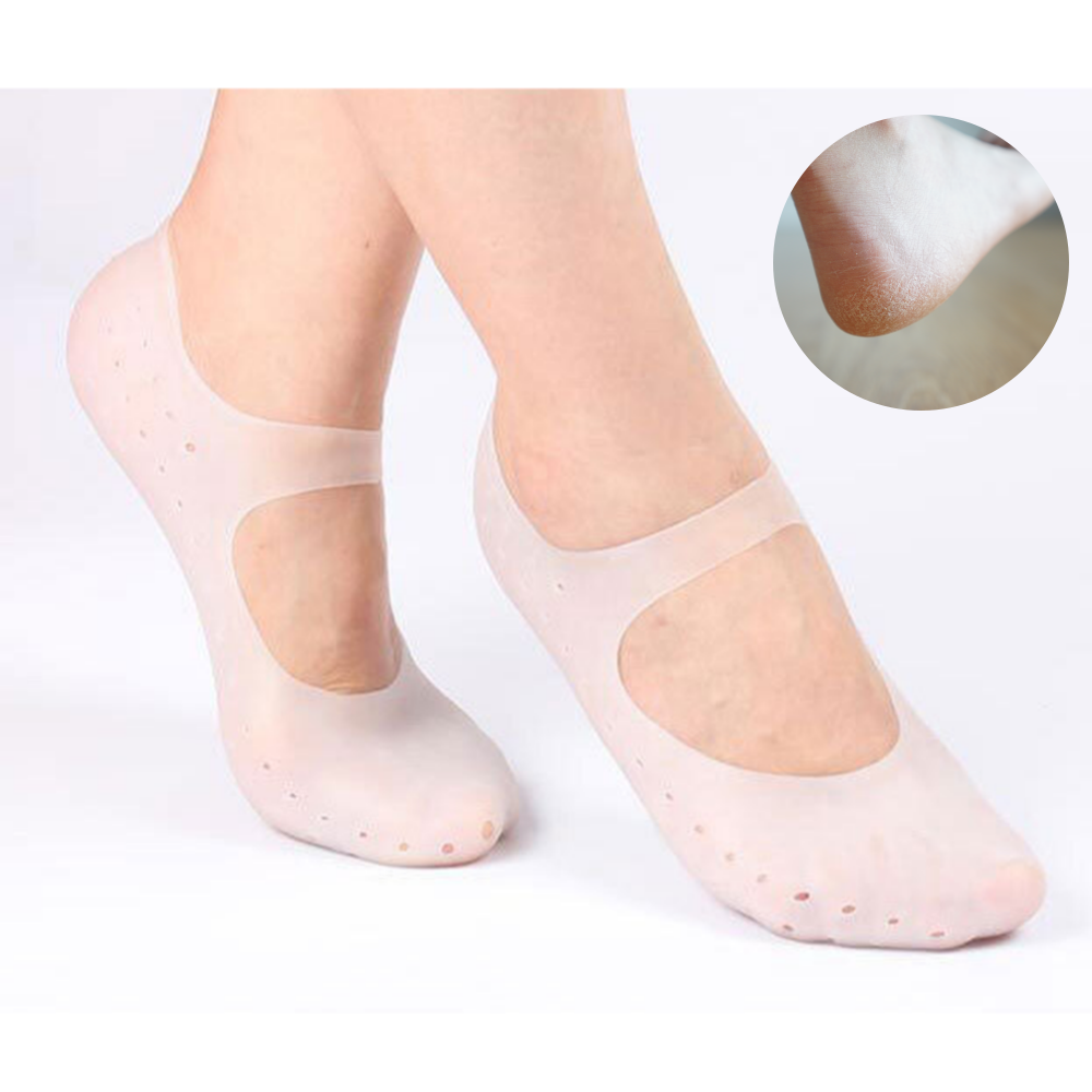 발바닥갈라짐 풋관리 발꿈치 뒷꿈치 발뒤꿈치 각질 보습 양말 - 상품 이미지