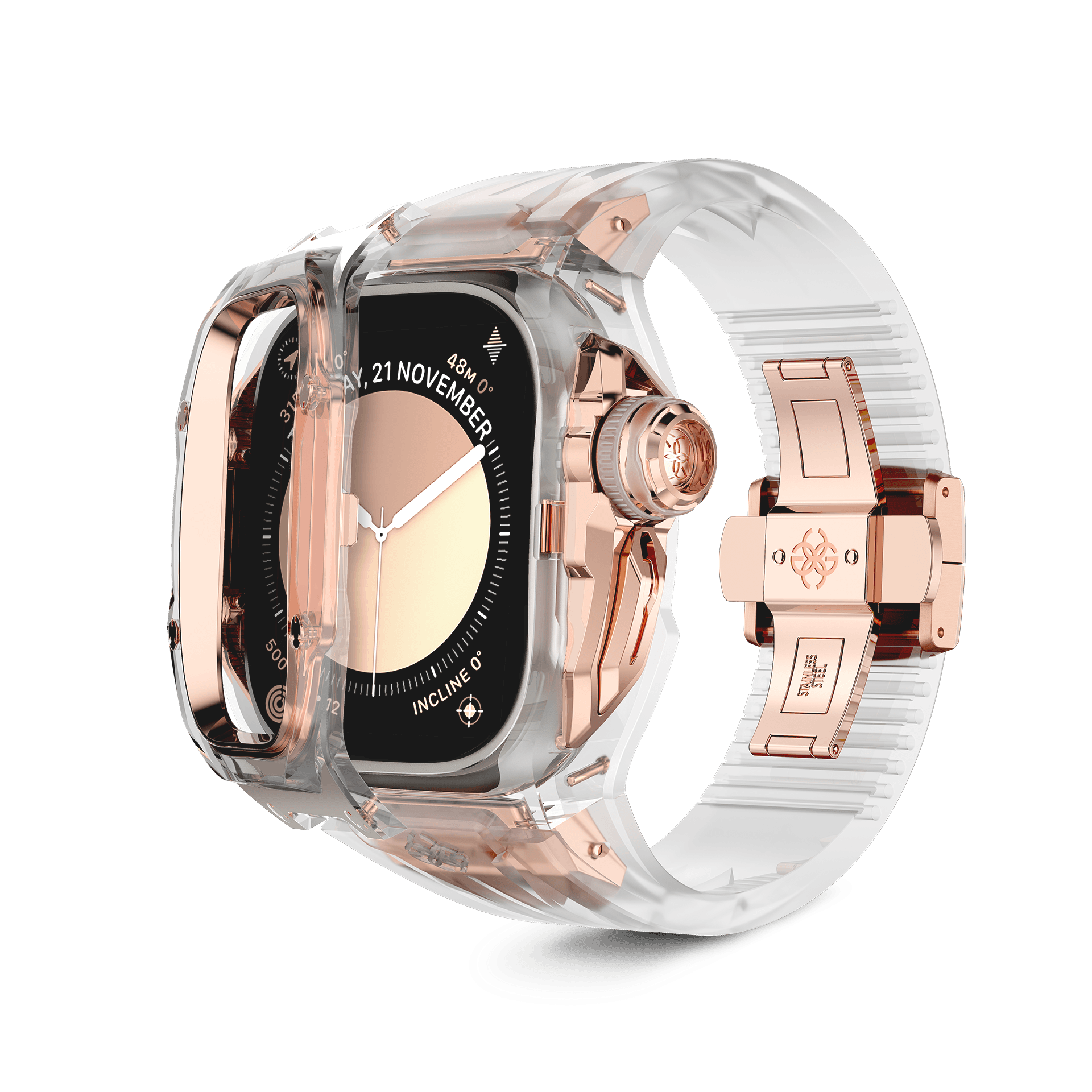 골든컨셉 애플워치 RSTR III 49mm - 크리스탈 로즈 - 상세 이미지 2