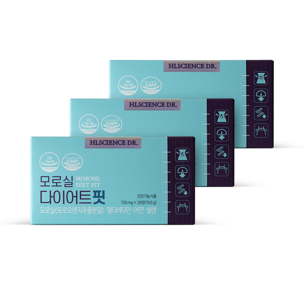 모로실 다이어트 핏 3박스 12주분 이탈리아 모로 오렌지 추출분말 효능 C3G