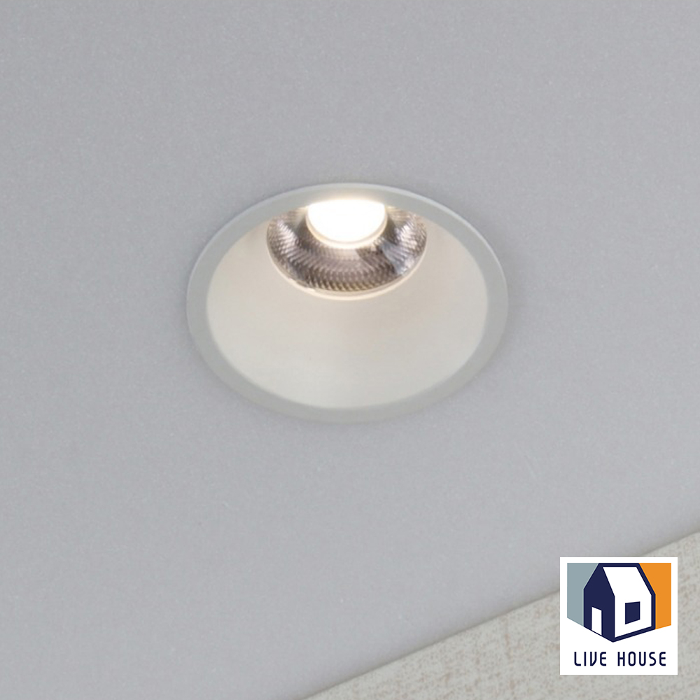 LED 음푹 매입등 COB 일체형 화이트 다운라이트 62mm(2인치) - 상품 이미지