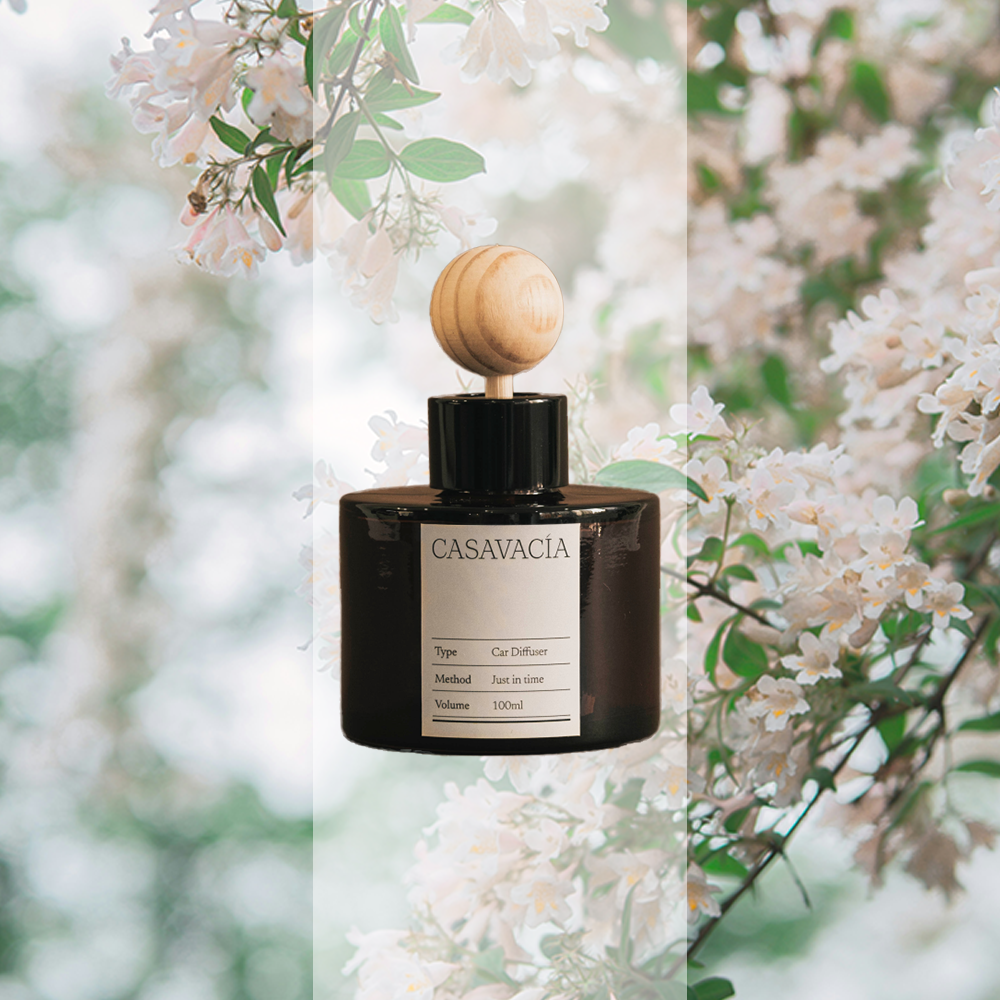 화이트 자스민 앤 민트 꽃향 차량용 벤츠 방향제 디퓨저 Eau de Parfum(25%) - 상품 이미지