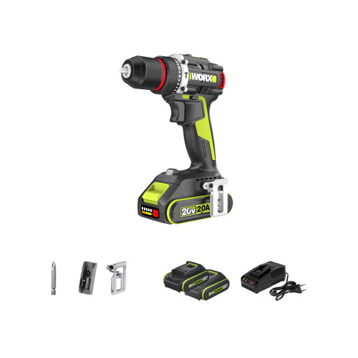 WORX 웍스 충전 해머드릴 20V 2.0Ah BL WU361 - 상세 이미지 5