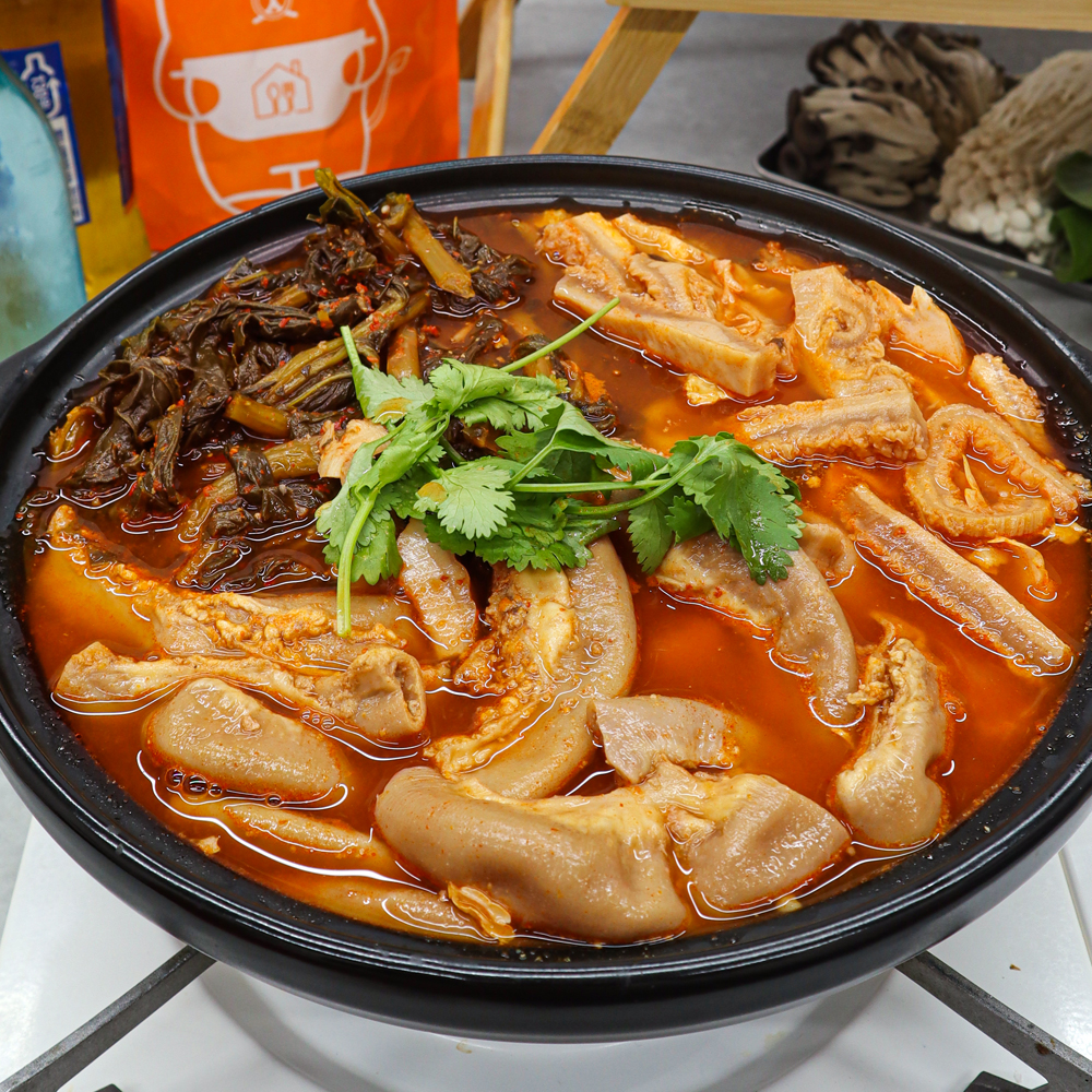 집에서먹자 곱창전골 곱이곱다 푸짐한 풍미가득 간편조리 캠핑 시래기 소 곱창전골 1kg - 상세 이미지 5
