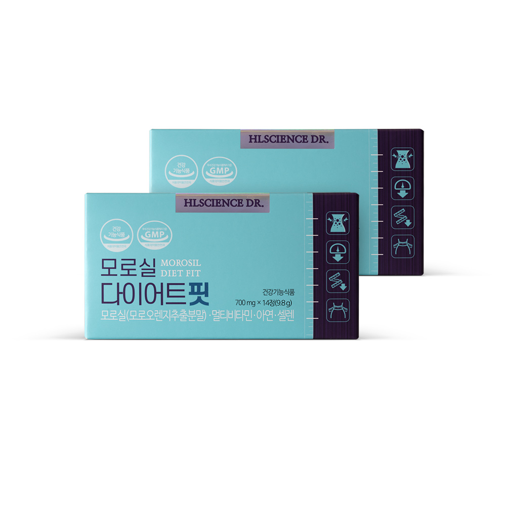 모로실 다이어트 핏 2박스 8주분 이탈리아 모로 오렌지 추출분말 효능 C3G Morosil