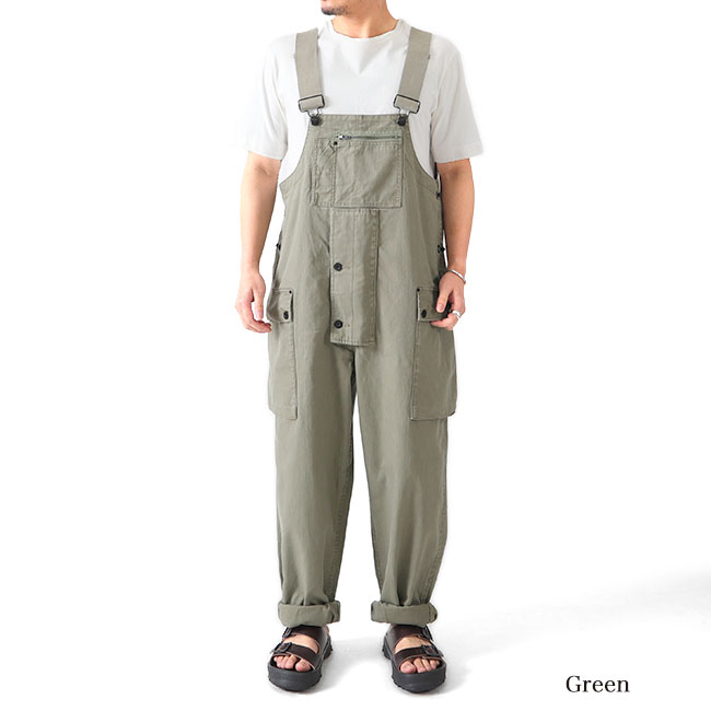 나이젤카본 Nigel Cabourn 라이브로 나발 던가리 헤링본 오버올 멜빵바지 P-70 - 상세 이미지 2