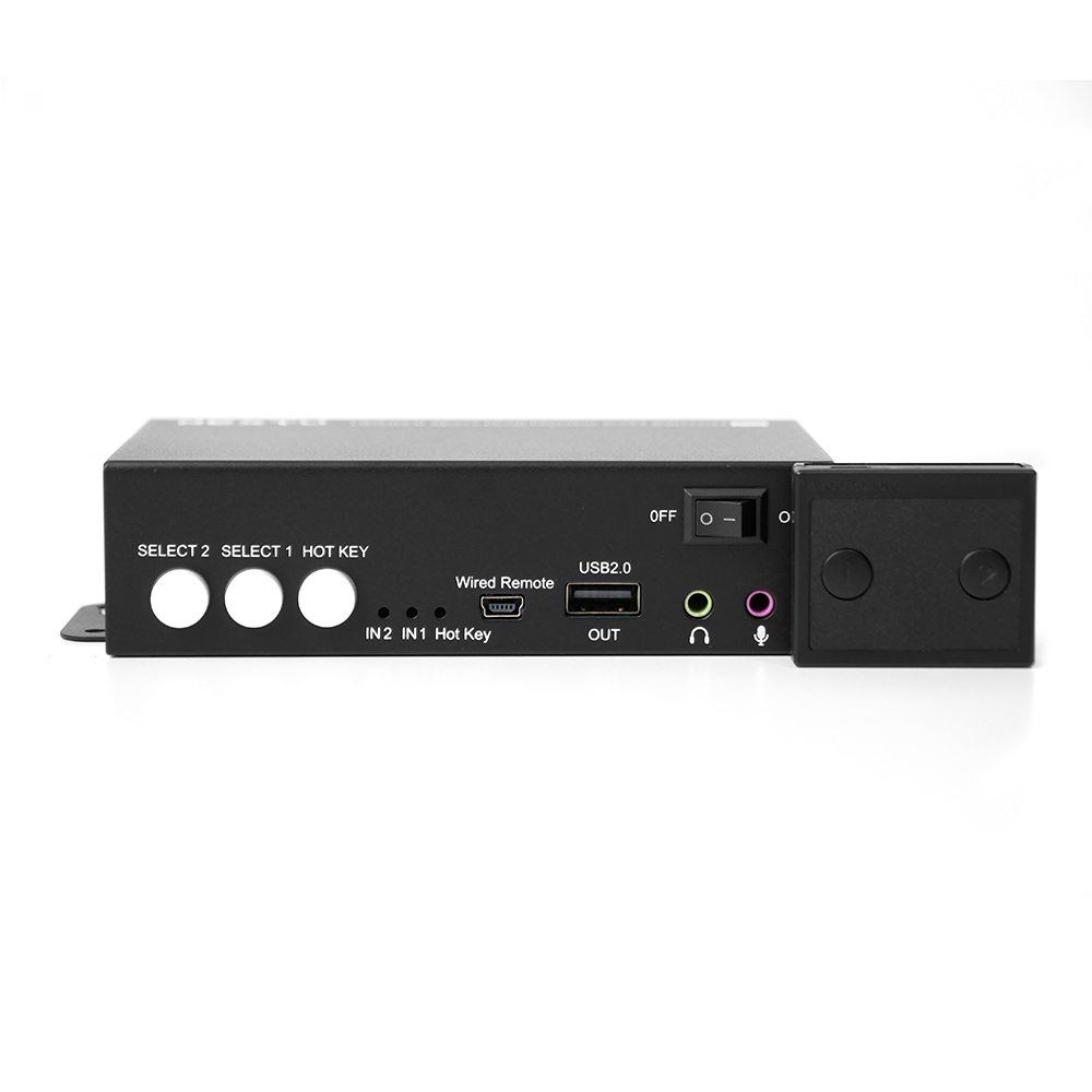 넥스트유 7402KVM-DUAL HDMI 2포트 듀얼모니터 KVM 스위치 - 상품 이미지