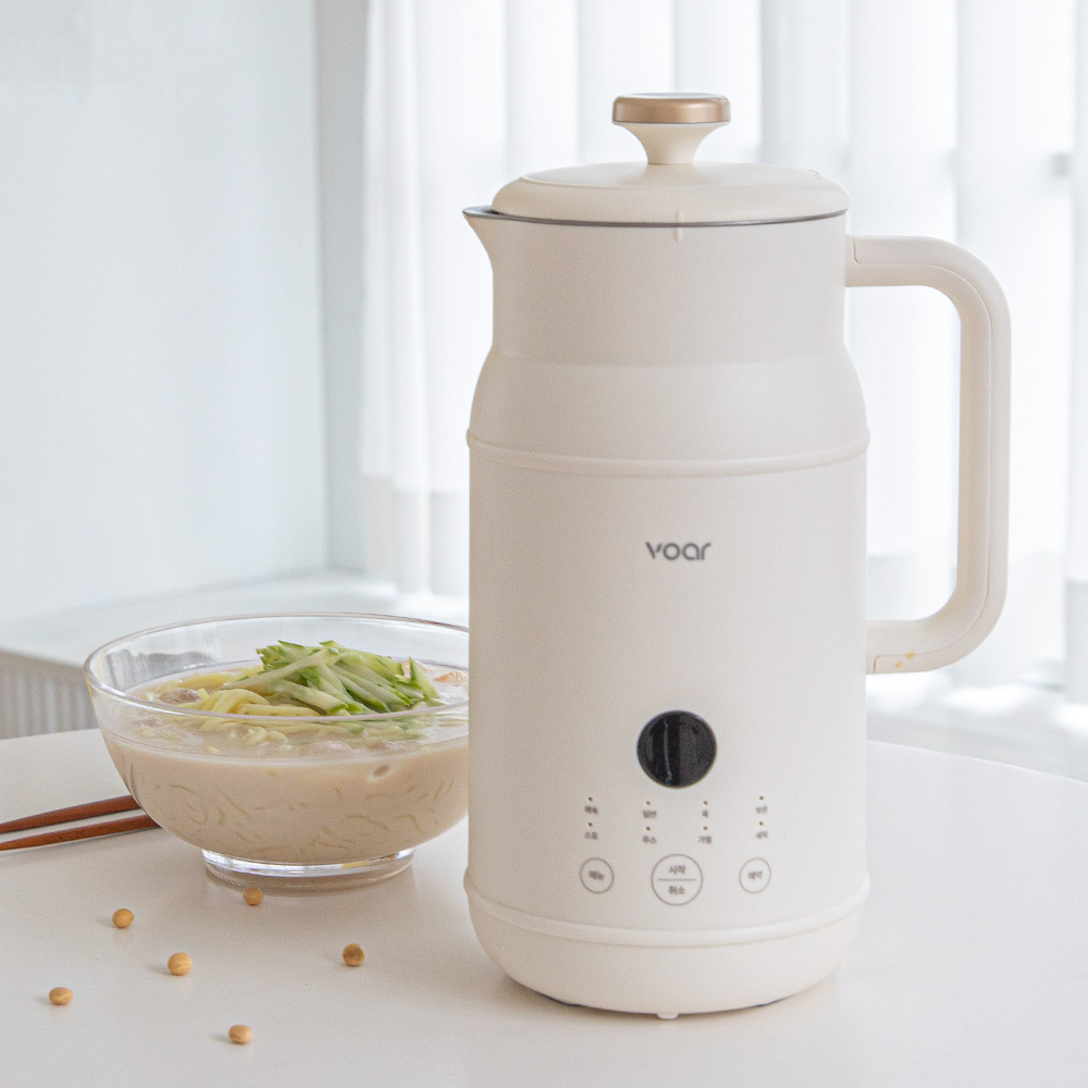 보아르 웰빈 두유 제조기 검은콩 두유기 이유식 만드는 기계 가정용 죽 두부 콩물 메이커