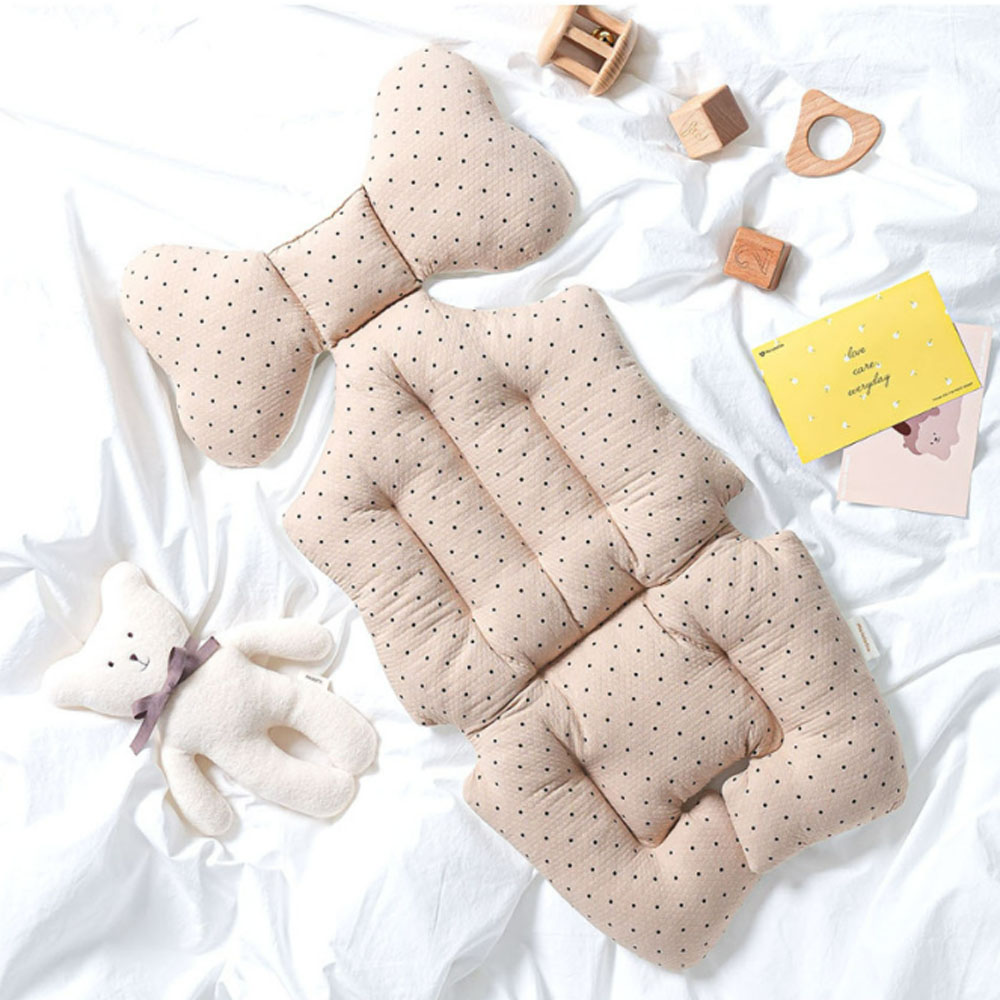 마롤로뜨 유모차라이너 사계절 양면 시트 신생아 카시트 베이지