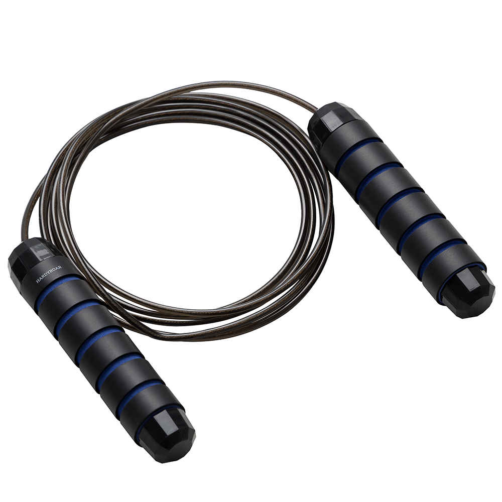 하디로어 줄넘기 성인 어린이 실내 줄없는 유산소 다이어트 블루 / 유선(와이어)