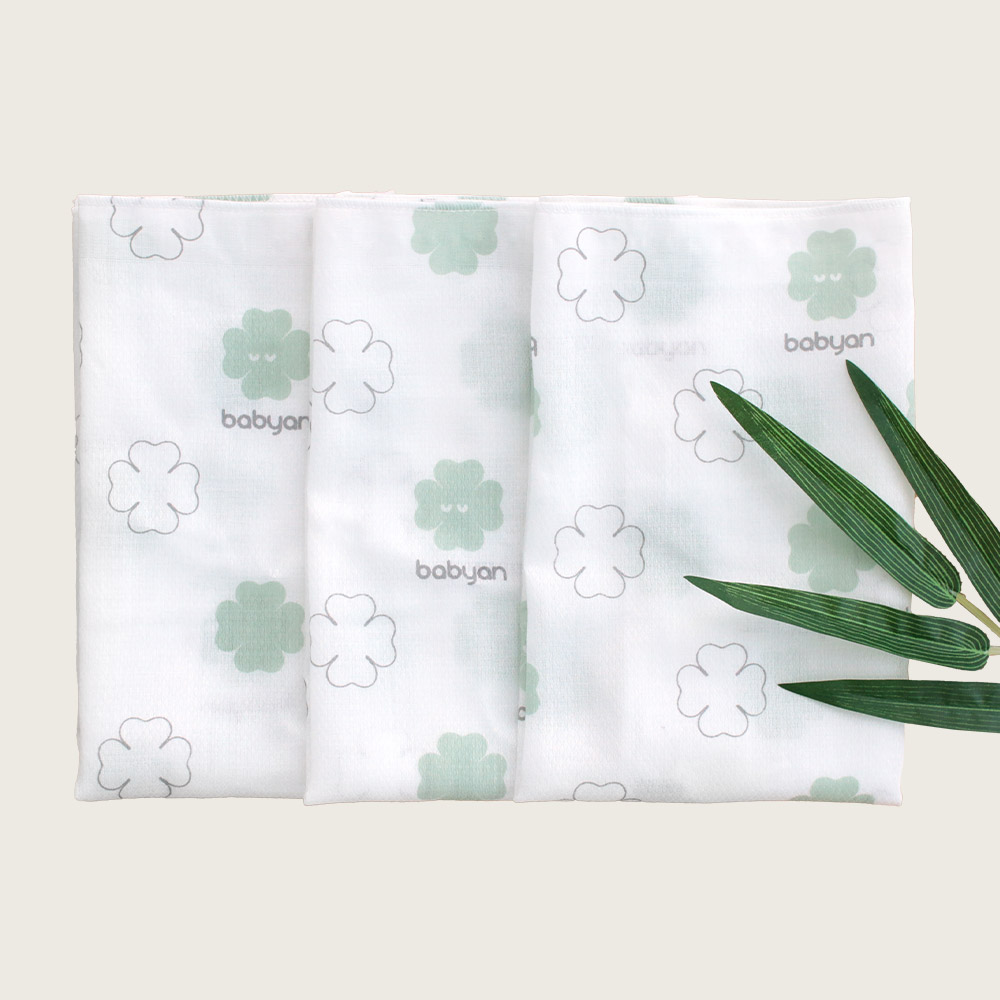 베이비앙 무형광 행복이 대나무 엠보손수건 10장