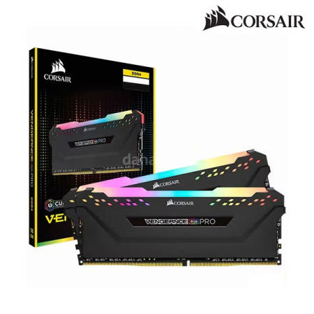 [RMA 메모리] 커세어 DDR4-3600 CL18 VENGEANCE PRO RGB BLACK 패키지 (16GB(8Gx2))