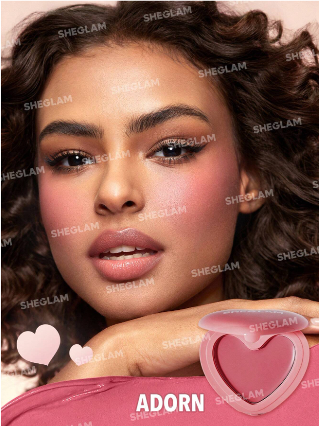 쉬글램 촉촉한 하트 크림 블러셔 크림치크 sheglam cream blush - 상세 이미지 4