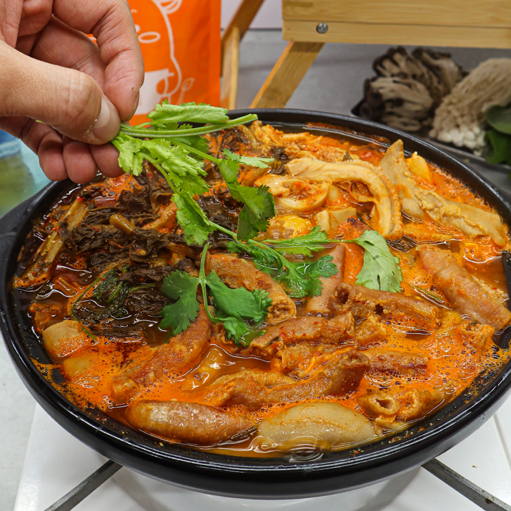 집에서먹자 곱창전골 곱이곱다 푸짐한 풍미가득 간편조리 캠핑 시래기 소 곱창전골 1kg - 상세 이미지 3