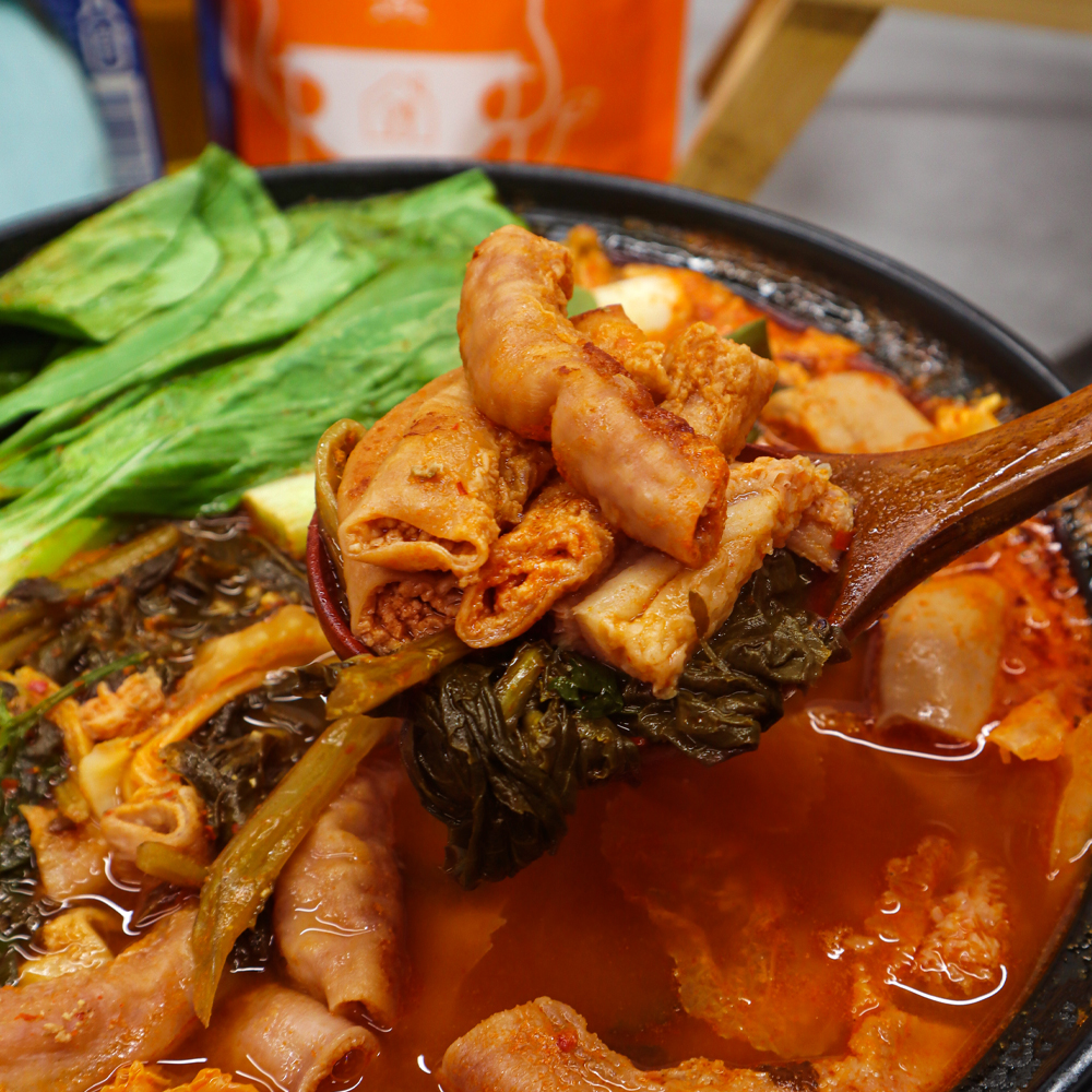 집에서먹자 곱창전골 곱이곱다 푸짐한 풍미가득 간편조리 캠핑 시래기 소 곱창전골 1kg - 상세 이미지 2