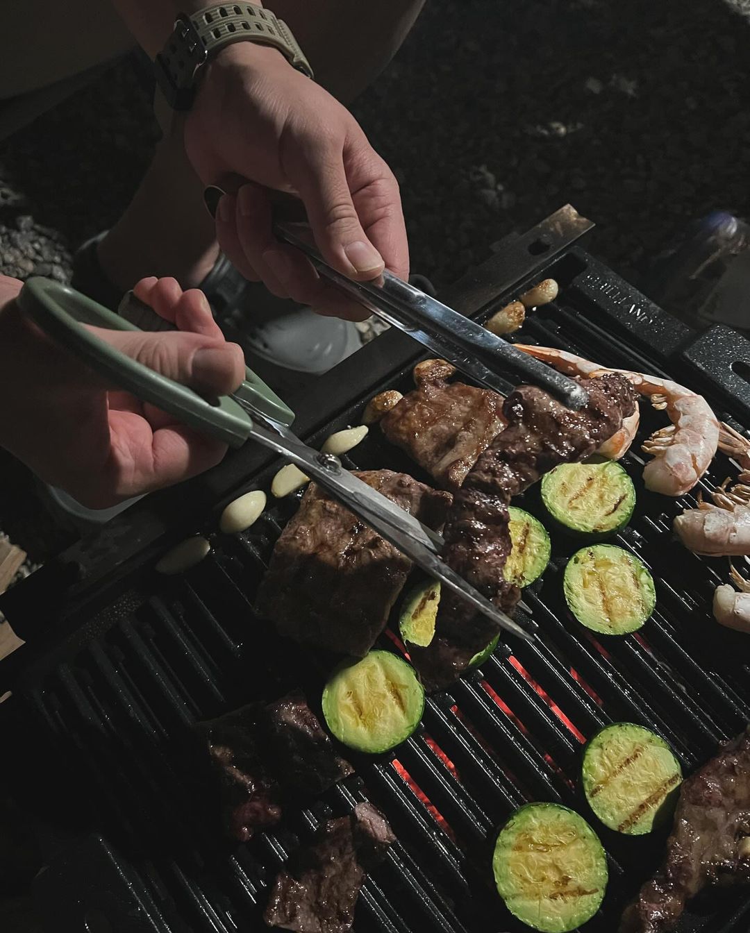 디바디바 바베큐그릴 캠핑그릴 불판 야외바베큐 숯불 석쇠 450 콜맨 파이어플레이스3