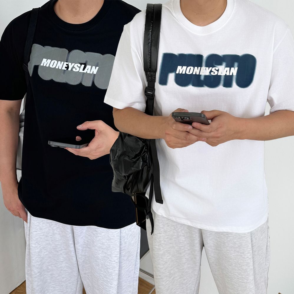 1+1 어깨넓어보이는반팔 남자박스티 쿨티셔츠 - 상세 이미지 4