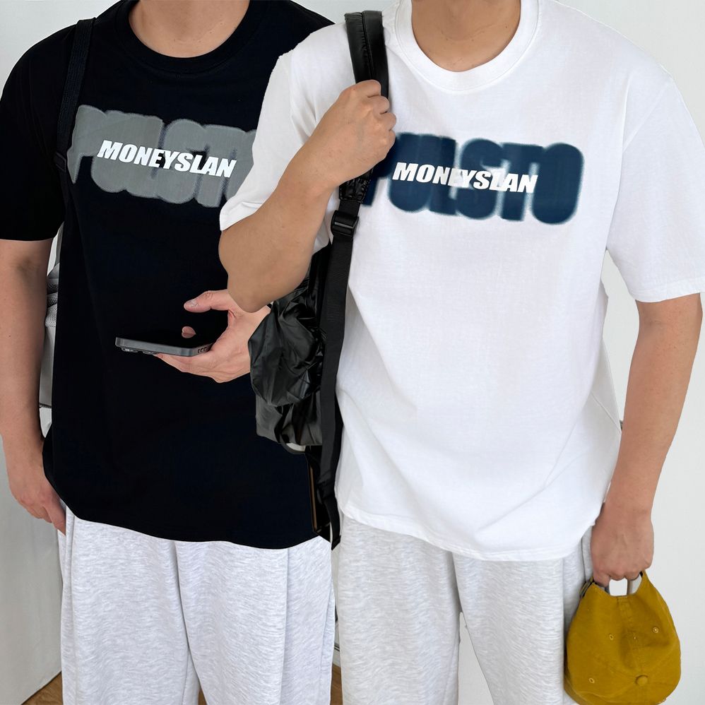 1+1 어깨넓어보이는반팔 남자박스티 쿨티셔츠 - 상세 이미지 5