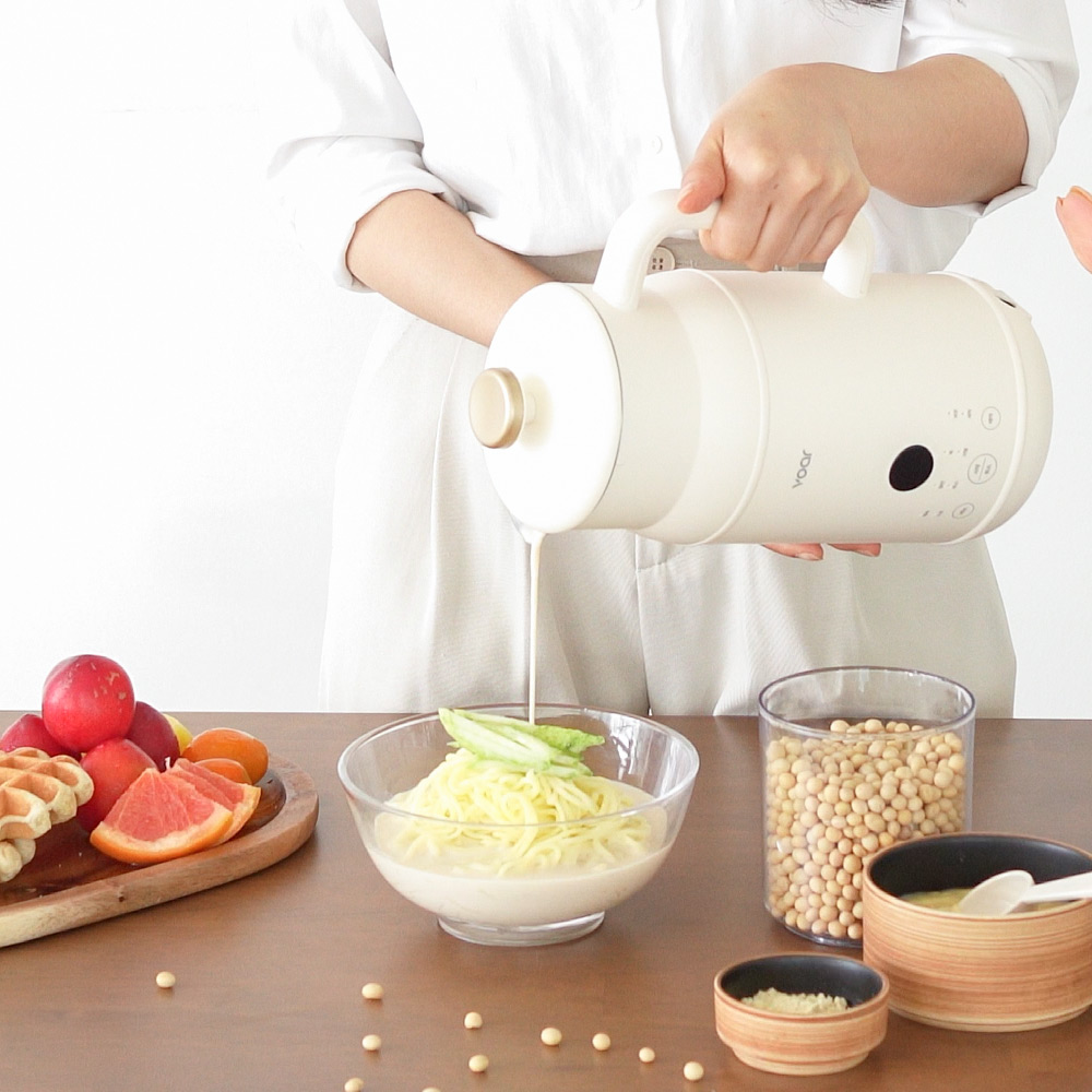 보아르 웰빈 두유 제조기 검은콩 두유기 이유식 만드는 기계 가정용 죽 두부 콩물 메이커