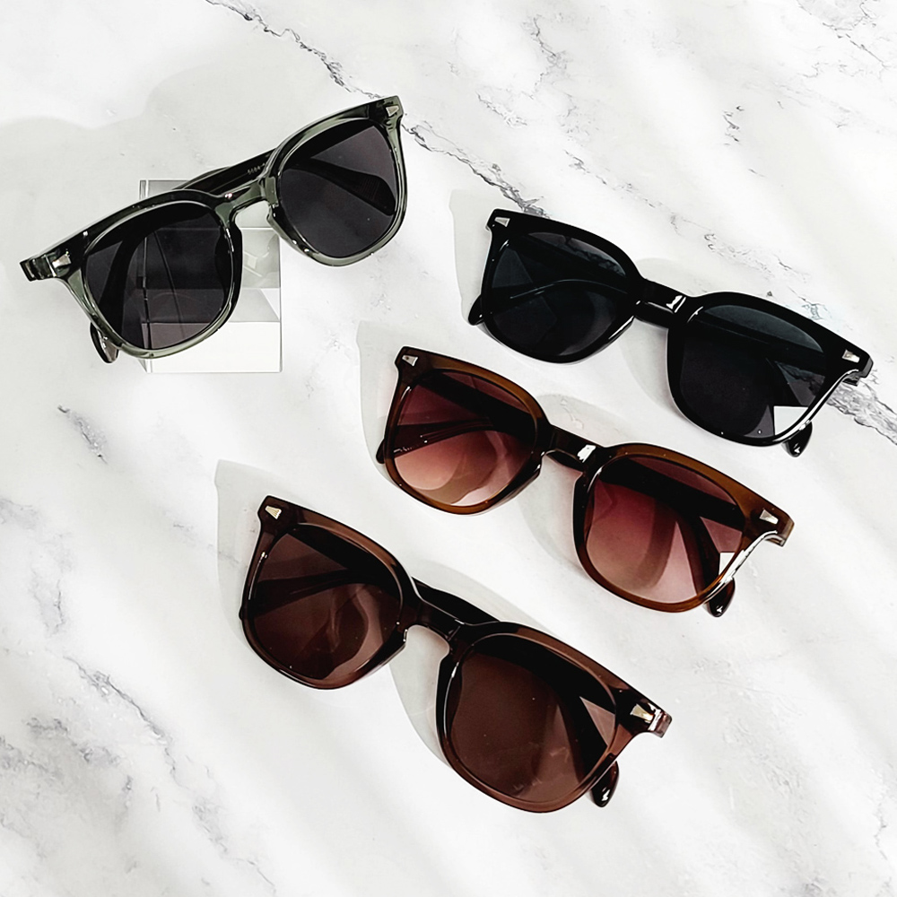 빅사이즈 대두 베이직 데일리 뿔테 커플 UV 자외선차단 선글라스 골프 운전